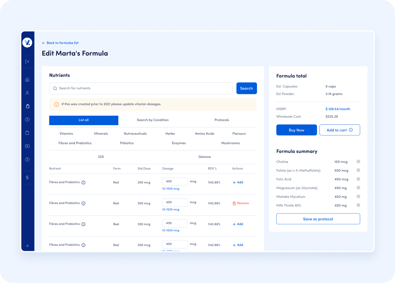 Explore your free formulating portal